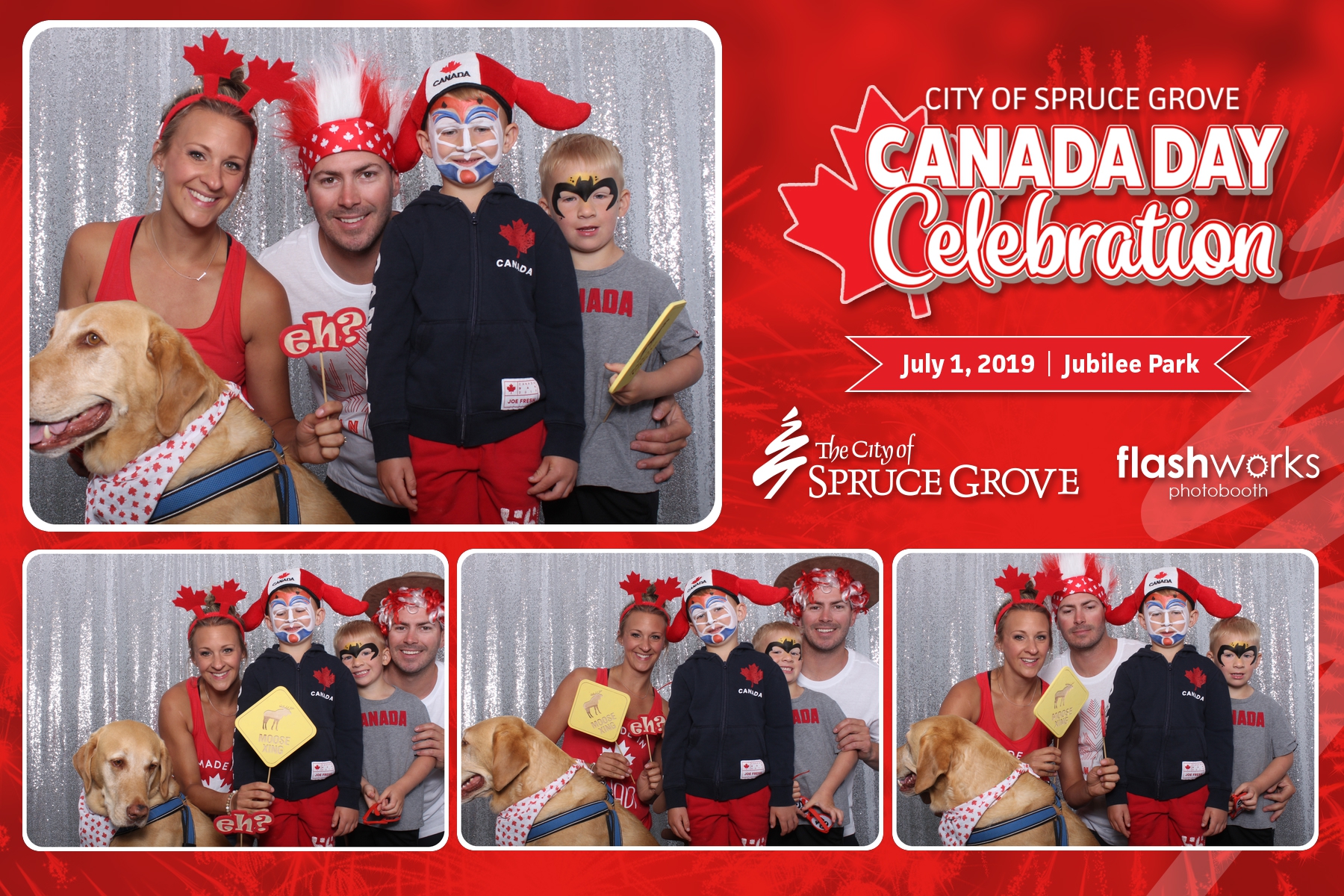 City of Spruce Grove Canada Day | View more photos from the event at gallery.flashworksphotobooth.com/u/FlashworksPhotoboothInc/City-of-Spruce-Grove-Canada-Day